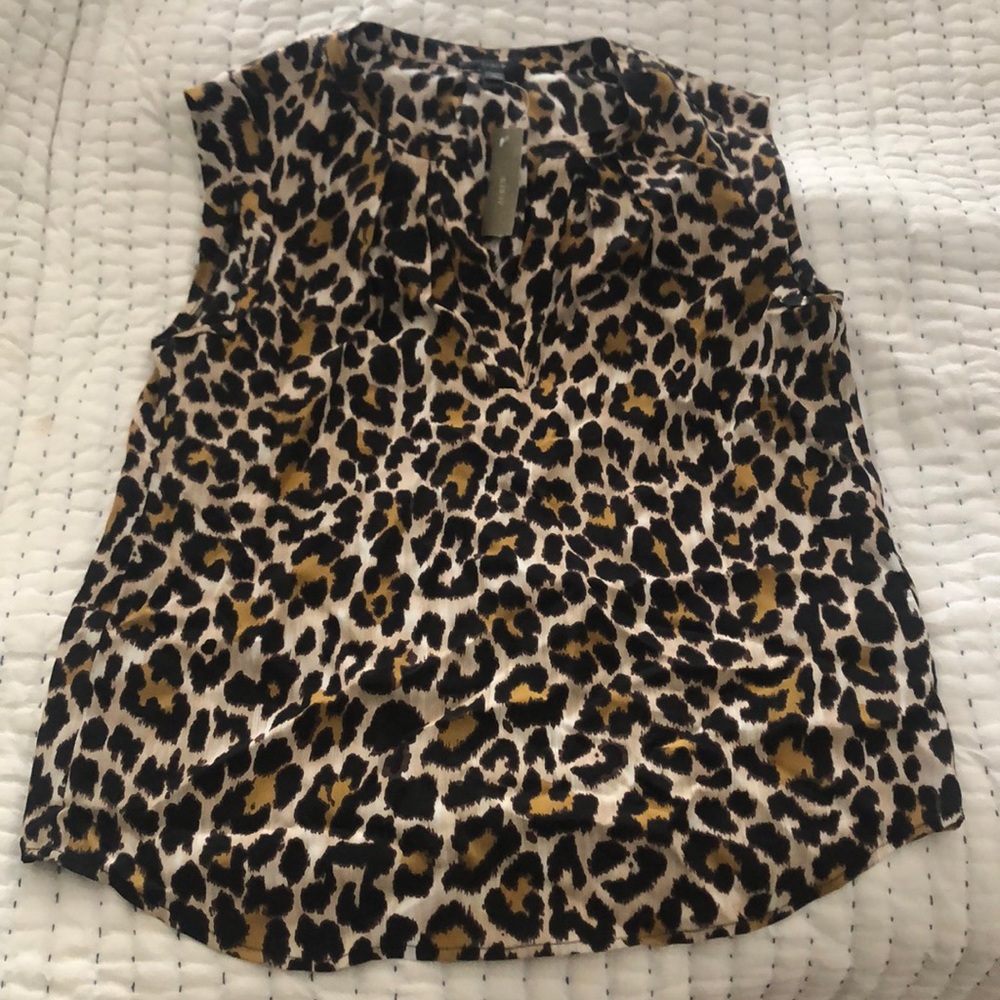 NET J Crew sleeveless blouse